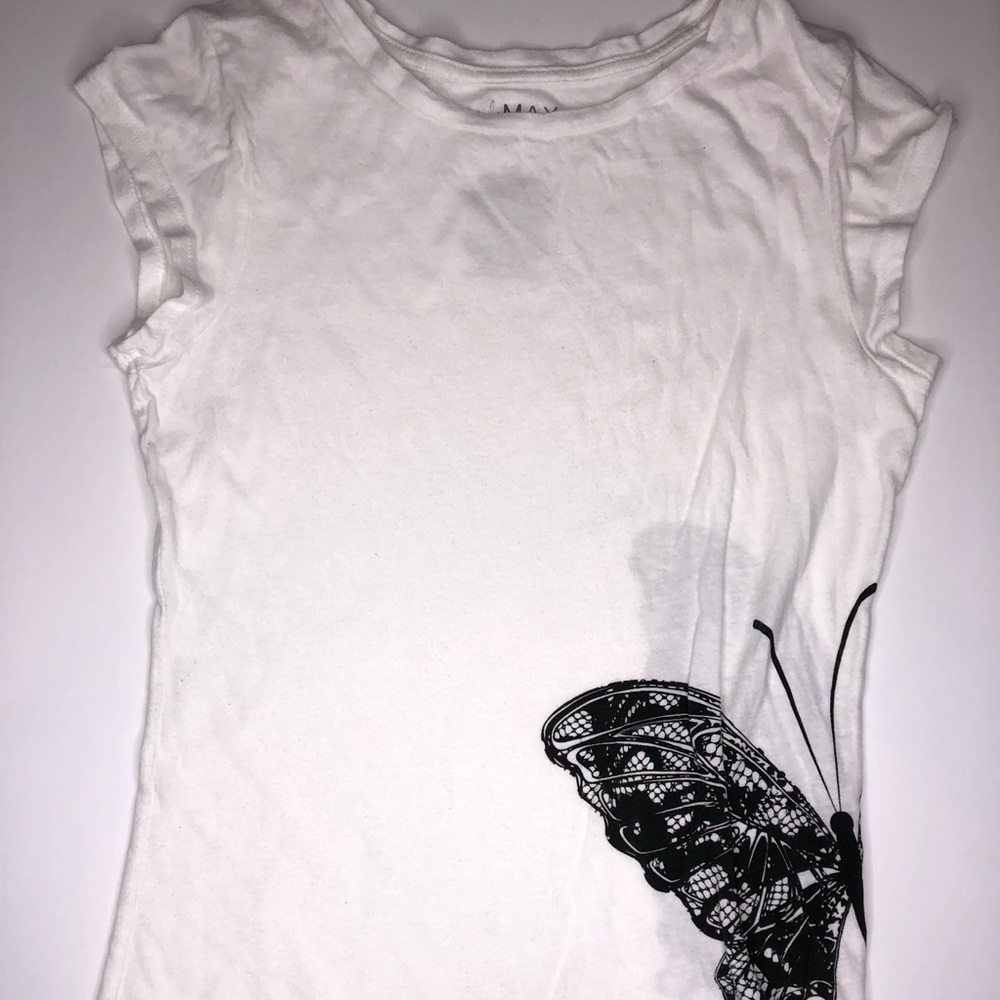 Pure white Miley Cyrus max azaria Top